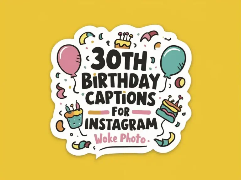 Best Happy 30th Birthday Captions for Instagram Posts