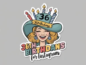 Unique Happy 36th Birthday Captions for Instagram