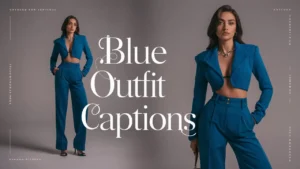 Best Blue Outfit Captions for Your Blue Dress Pictures