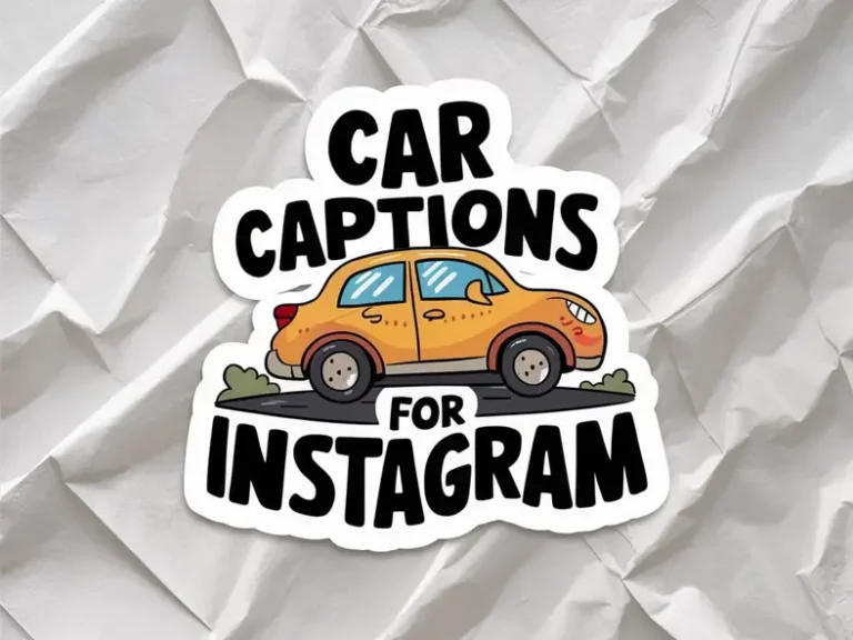 Car Captions for Instagram