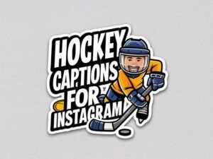 Creative Hockey Captions for Instagram