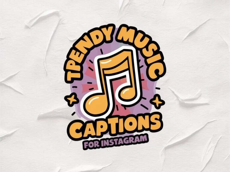 Trendy Music Captions for Instagram