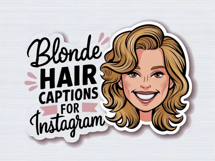 Blonde Hair Captions For Instagram