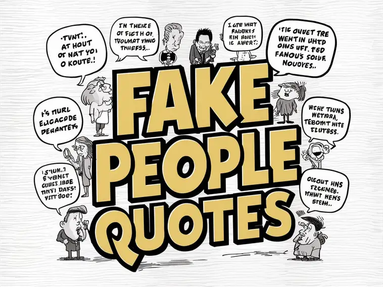 Fake People Quotes