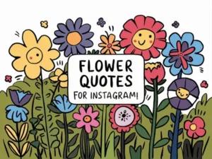 Flower Quotes for Instagram