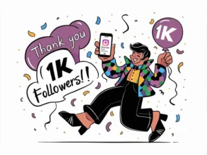 Thank You For 1K Followers Caption For Instagram